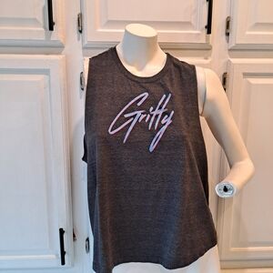 Hylete Gritty Muscle Tee - Charcoal